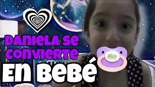 DANIELA SE TRANSFORMO EN BEBE  /HISTORIAS PARA NIÑOS/ HERMANITAS CARDENAS