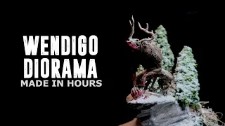 Creating a Wendigo Diorama to curb my creator block!