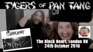 Tygers of Pan Tang Only the Brave UK Tour 2016 - The Black Heart Promo