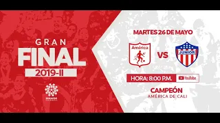 CLÁSICOS DIMAYOR |América de Cali vs. Junior FC (2019-II) AMÉRICA DE CALI CAMPEÓN