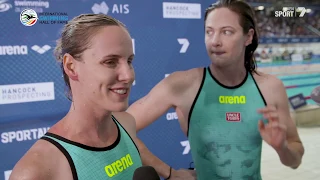 Bronte Campbell, "It's Exciting For Australian Swimming and Women's Freestyle," 50 Free