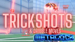 TRICK SHOTS IN META LOCK! DRIBBLE MOVE TUTORIAL! (Roblox) #bluelock #metalock #roblox