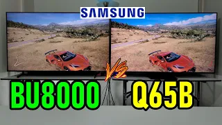 Samsung BU8000 vs Q65B (BU8000 vs Q60B) 4K Smart TVs: Dynamic Crystal vs QLED