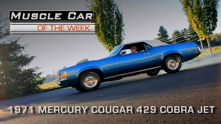 1971 Mercury Cougar 429 Cobra Jet 4-Speed Convertible-Muscle Car Of The Week Video Episode #189