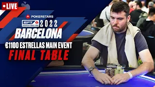 ESTRELLAS BARCELONA 2022 MAIN EVENT: FINAL TABLE ♠️ PokerStars