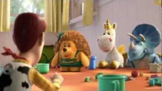 Pixar Toy Story 3 - Movie Clip: Buttercup, Mr. Pricklepants, Trixie and Woody (2010)