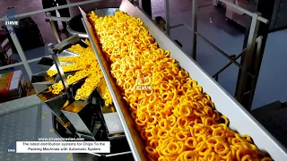 The latest Puffs production line in various shapes and flavors Production American Extrusion model