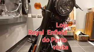 Visita a loja da Royal Enfield Porto