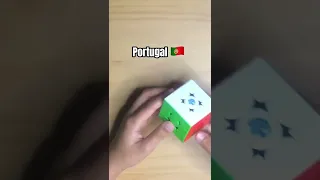 Portugal 🇵🇹 Flag on Rubik’s Cube