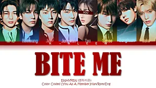 [Karaoke] ENHYPEN (엔하이픈) - Bite Me [8 Members] (Color Coded Han/Rom/Eng)