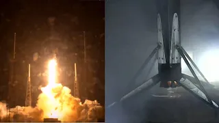 Falcon 9 launches Intelsat G-37 and Falcon 9 first stage landing
