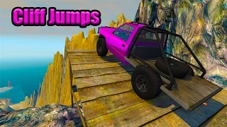 Insane Cliff Jumps #1 Mount Dirtshark BeamNG.Drive