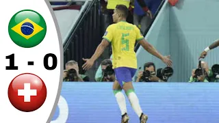Brazil vs Switzerland 1 - 0 | Casemiro goal | all goals extended highlights FIFA WORLD CUP 2022