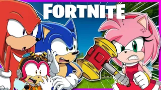 AMY IS THE BEST!! Sonic And Friends Play Fortnite