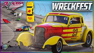 OUTLAW VS NASCAR LEGENDS AT TALLADEGA! | Wreckfest