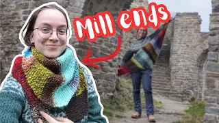 Knit with me: Mill ends to Handspun Chaos Yarn Scarf