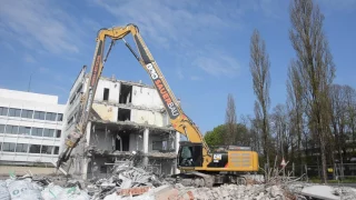 Caterpillar 349E STC UHD highreach demolition excavator, Sauer Bau GmbH