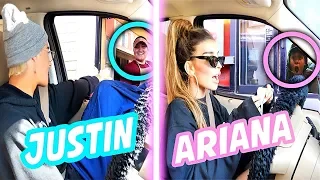 Going Through Drive Thru's Dressed as Celebrities Challenge... *it worked