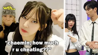 Sakura is accusing Chaemin of 'cheating' on Eunchae while she's busy with their concert