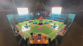 Japanese baseball board game (Using my led light as night lighting) | 野球盤桌遊 3D ACE EPOCH