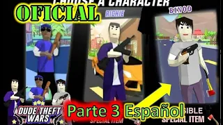 HOW TO UNLOCK THE THIRD CHARACTER OF DUDE THEFT WARS 3- Desbloquear Tercer Personaje Dude Theft Wars