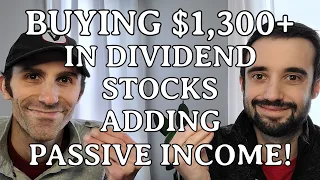 Stock Market is UP! | Buying $1,300+ In Dividend Stocks | Adding Passive Income | Dividend Investing