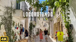 Locorotondo, Italy - 4K Walking Tour in the Old Town