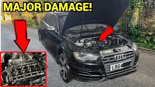 THE ENGINE ON MY AUDI S3 IS RUINED!! HOW? WHY?