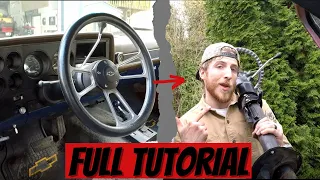 How to Remove A Square Body Chevy Steering Column