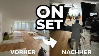 Yogastudio in ein Filmset verwandeln, Tipps für professionelle Interview Video Produktion | OnSet #1