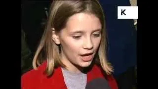 Young Mischa Barton 1997 Lawn Dogs London Premiere Interview, Archive Footage