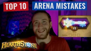 Hearthstone Arena - 10 Most Common MISTAKES that LOSE Games!