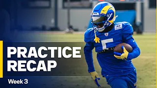 Another Week, Another Chance To Compete | Rams Practice Recap: Week 3 vs. Bengals