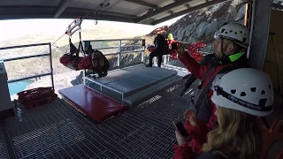 Worlds fastest zipwire Velocity 2 at Zipworld Snowdonia POV