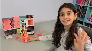J kids family TV- unbox LOL JK Neon Q.t. - New toy - toy review.