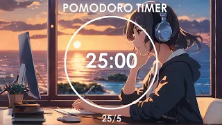 2-Hour Study With Me At Morning | 25/5 Pomodoro Timer | Good Day | BGM Music | Day 30
