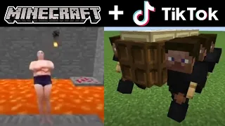 MINECRAFT AND TIK TOK COMPILATION FUNNY MOMENTS #02