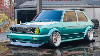 NFS Unbound - Volkswagen Golf GTI Customization | Max Build S+