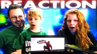 Leon's REACTION!! Civil War Trailer and Spiderman!!