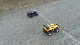 Bumblebee vs. Dom's charger RC drag race