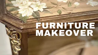 Furniture Makeover | Trash to Treasure Furniture Flip Using Chalk Paint and Furniture Wax