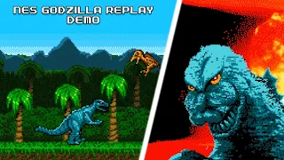 NES Godzilla Replay Demo - Gameplay