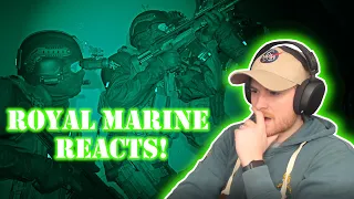 Royal Marine Reacts to Clean House Modern Warfare Mission!