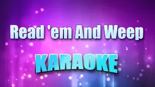 Manilow, Barry - Read 'em And Weep (Karaoke & Lyrics)