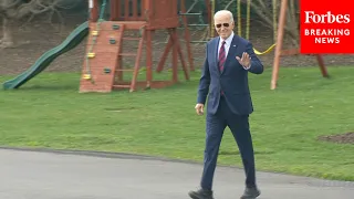 JUST IN: Biden Does Not Answer Reporters' Questions When Leaving White House En Route To Milwaukee