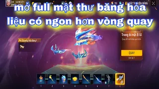 Free fire| phá kim cương mở full mật thư hoả băng và vòng quay hoả băng tốn bao nhiêu kim cương