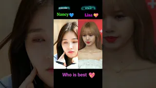 ❤️Lisa Blackpink🔥 //VS// 💙Nancy momoland 🔥