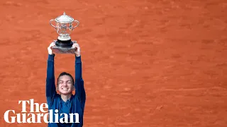 'It's real now' Simona Halep claims first slam title at Roland Garros