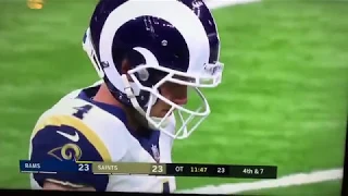 Los Angeles Rams Game Winning Field Goal 2019 NFC Championship Game