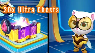 20x Ultra Chests Opening and Unlock All Suits - Talking Tom Hero Dash